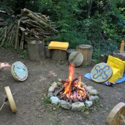 Grand Père Feu nous accompagne durant les cercles